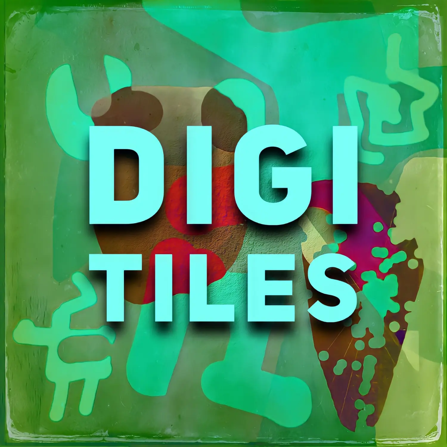 Abstraktes Bild DIGI TILES